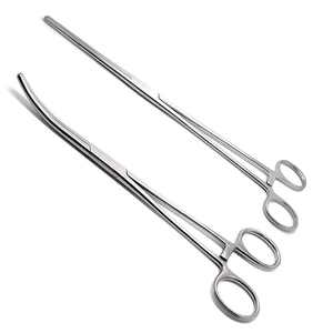 Pinzas Rochester de la Mejor Calidad, Rectas y Curvas, con Mordazas Serradas, Pinzas Quirúrgicas Hemostáticas de SurgiRight Instrument - Product Image 1