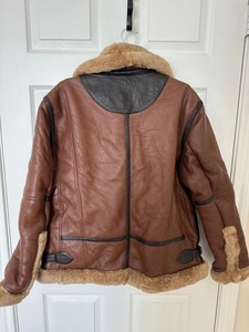 Chaqueta de Cuero Genuino Estilo Bomber RAF, Chaqueta de Cuero Vintage Delgada para Hombre, Venta Especial - Product Image 5