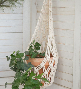 Plant Hanging Spider Plant <b>Net</b> <b>Bag</b> Decoration Handmade Macrame PlanterMacrame Plant Hanger for Wall and Window Decoration - Product Image 1