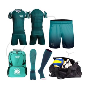 Ensemble de maillots de volley-ball pour hommes personnalisés de haute qualité, nouveau style, transfert thermique, polyester/coton, séchage rapide, respirant - Product Image 1