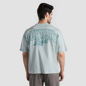 Camiseta Deportiva Ligera Prime Athlete 100% Algodón, Comprimida y Estampada en Serigrafía, Color Verde Menta Claro con Etiqueta Personalizada para Ejercicio - Product Image 1