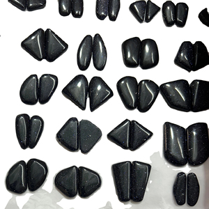 Amazing Blue Sun Sitara Par de pendientes de piedras preciosas Par Multi forma y tamaño Fabricación de joyas sueltas Piedra preciosa Blue Sun Sitara Par Piedra - Product Image 1