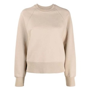 Venta caliente al por mayor nueva moda totalmente personalizada cuello redondo 100% algodón liso Color sólido gimnasio Fitness mujeres sudaderas 2025 - Product Image 1