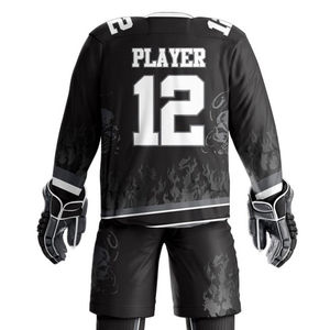 Uniforme de Hockey sur Glace Personnalisé de Qualité Supérieure, Ensemble Complet, Sublimation, Respirant, Séchage Rapide, Hommes Adultes, Service OEM ODM - Product Image 5