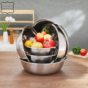 2024 ensemble de grande capacité en acier inoxydable de style moderne lave-vaisselle empilable bol de cuisson à mélanger multi-usages - Product Image 3