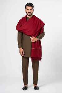 Men Winter Wool Solid <b>Shawl</b> Soft Breathable Traditional Warm Elegant <b>Wrap</b> for Cold Weather - Product Image 4