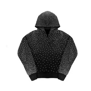 Nouveau design tendance, créez votre propre logo, survêtements pour hommes, survêtement en strass très chaud - Product Image 3