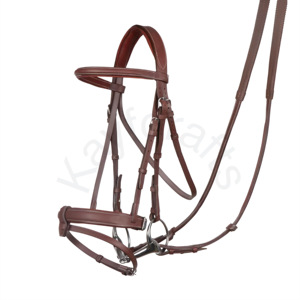 Bandeau en mousse ultra-absorbant Bride intégrée de style minimaliste Bandeau amovible pour chevaux - Product Image 1