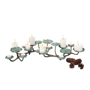 Bougeoir personnalisable naturel forestier de nombreuses bougies en 1 support et support vaisselle créative fournitures de vaisselle à manger - Product Image 1