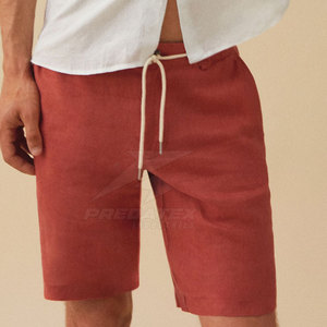 Pantalones cortos deportivos de algodón 100% de alta calidad para hombre, nueva moda, ropa informal para correr, patrón sólido, servicio OEM disponible - Product Image 3