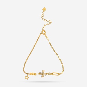 Fine 92.5 <b>Silver</b> <b>Charm</b> <b>Bracelet</b> - Product Image 1
