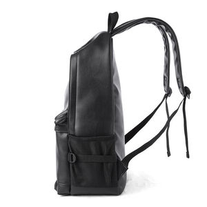 Wholesale Genuine Leather Laptop Bags School <b>Backpacks</b> <b>Large</b> Capacity <b>Black</b> Water Made in Pakistan Customize Logo - Product Image 3