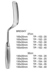 ชุดเครื่องมือถ่างช่องคลอดแบบใช้มือ Breisky พร้อมที่ดึงกลับ วัสดุสแตนเลสคุณภาพพรีเมียม ใช้ซ้ำได้ ถูกสุขอนามัย ได้รับมาตรฐาน CE - Product Image 4