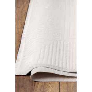 Alfombra Moderna Universal Netline Home Depot Cream UV004, Fibra Sintética Duradera, Fácil de Limpiar y Antideslizante - Product Image 2