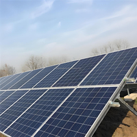 15kVA Monokristallines Silizium Hybrid On-Off-Grid Solarenergiesystem 5KW-30KW Bereich MPPT-Regler Lithium-Ionen-Batterie für den Hausgebrauch