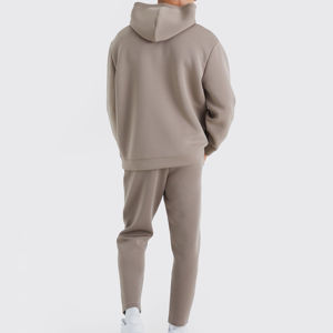 Ensemble de survêtement professionnel unisexe à coupe régulière, en molleton épais uni, sweat-shirt à capuche pour jogging, ensemble de survêtement décontracté pour homme, taille plus, survêtement d'hiver - Product Image 2