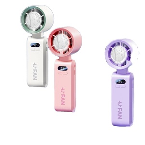 Ventilador Portátil Recargable de Mano con Batería de Larga Duración, Viento Fuerte, Pequeño, para Hogar, Oficina, Viajes y Actividades al Aire Libre - Product Image 1