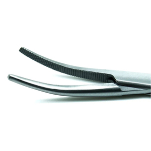 Pinzas Hemostáticas Quirúrgicas Halsted Mosquito, Pinzas para Arterias Curvas y Rectas, Dentadas, de Acero Inoxidable, Maquinaria de Alta Calidad - Product Image 3