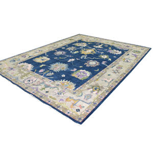 Handmade Woven Modern Luxury Oushak <b>Rug</b> 100% New Zealand Wool Large Area Floral Non-Slip Washable Hotel Teenagers' Living Room - Product Image 3