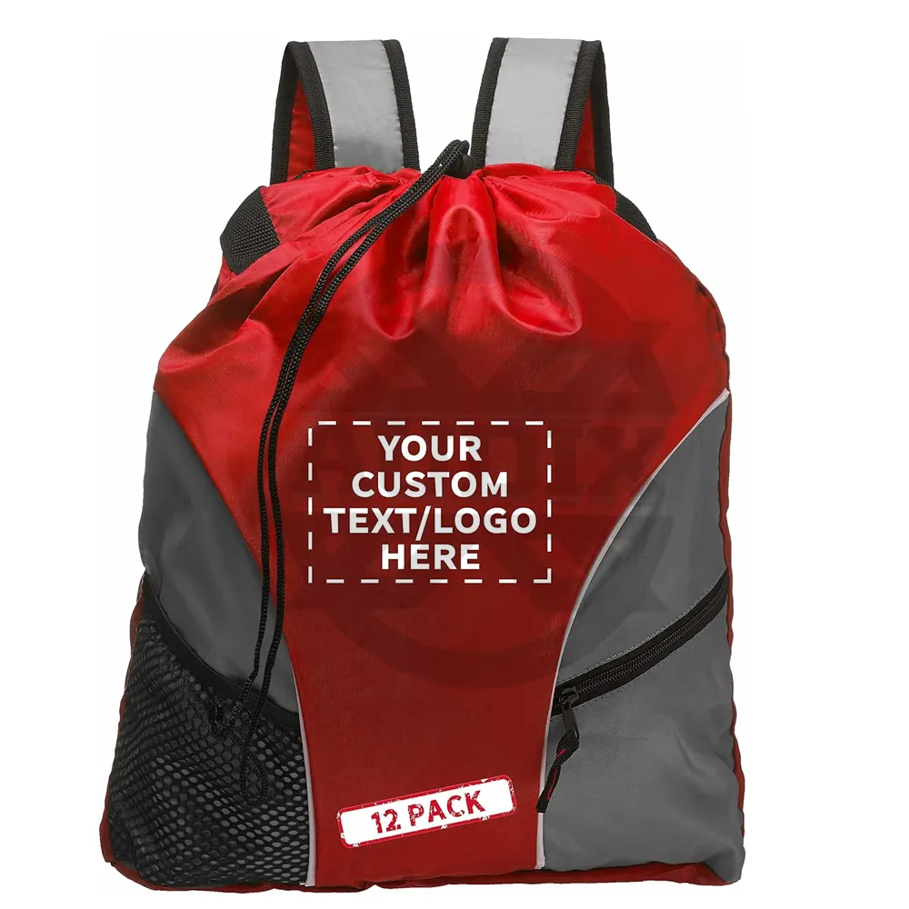 Affordable Price Multi-Color Drawstring Bags Outdoor Sports And Gym Bags With Your Own Text Picture and Design