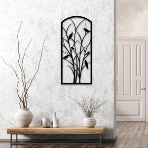 Art mural en métal de haute qualité inspiré de la nature Bird Design Tenture murale décorative pour l'intérieur de la maison et du bureau à bon prix - Product Image 5