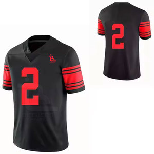 Venta en línea Camiseta de fútbol americano más vendida Camiseta de fútbol americano de estilo único al por mayor - Product Image 6