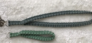 Porte-clés court/macramé en coton recyclé doux/plus de couleurs disponibles - Product Image 2