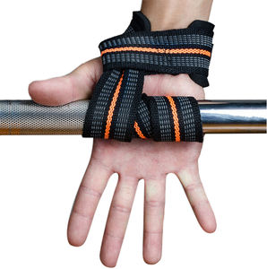 Étiquettes de poignet GAF avec logo personnalisé pour le sport et le fitness Vente en gros de sangles de levage en cuir de vachette Entraînement de musculation EVA - Product Image 3