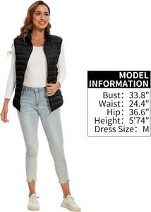 Gilet rembourré léger et résistant à l'eau pour femmes sans manches - Product Image 5