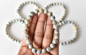Wholesale Selling Best Quality K2 Jasper 8mm Round <b>Beaded</b> <b>Bracelets</b> Natural Healing Stones for Meditation Jewelry - Product Image 4