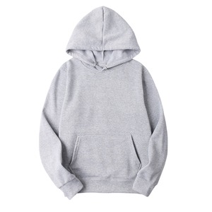 Sweat à capuche en coton lourd personnalisé pour femmes en gris brodé Technics Short Length - Product Image 1