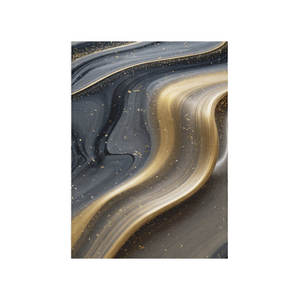 Serviette carrée en lin brodée à la main, motif Cascade de Veines Dorées, compressée, pour la maison, les voyages, la plage, la salle de bain, la cuisine, cadeau pour enfant - Product Image 4