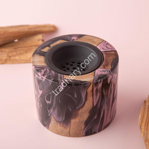 Dernier Mubkhar Bois Résine Bakhoor Brûleur Bukhoor Brûleur Bois pour Cadeau de Mariage Brûleur d'encens Électrique Bakhoor - Product Image 4