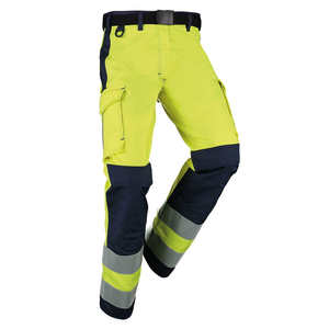 Pantalones de trabajo de seguridad informales unisex con múltiples bolsillos Tela Cordura Diseño impermeable y reflectante-Mezcla de poliéster/algodón - Product Image 3