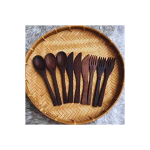 Juego de Cuchillo, Tenedor y Cuchara de Bambú Hecho a Mano, Ecológico y de Alta Calidad, Diseño Personalizado, Artículos de Cocina, Regalos del Fabricante de Vietnam - Product Image 3