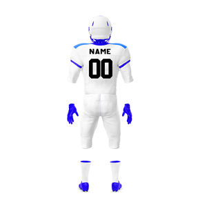 Maillot de football américain sublimé sur mesure 14 panneaux Design OEM à séchage rapide Uniforme de football américain 100% polyester avec OEM - Product Image 2