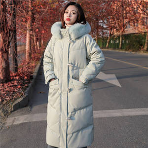 คุณภาพสูงขนปักเป้าลงเติมผ้าที่ถอดออกได้ฟองขนสัตว์คลุมด้วยผ้าหนาอุ่นปักเป้าCoat - Product Image 2