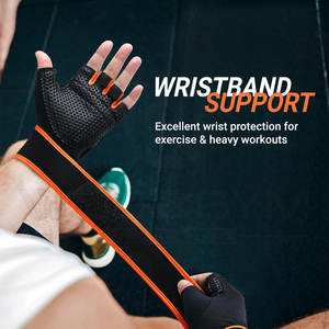Gants d'entraînement en néoprène pour haltérophilie en gros Gants de levage de gymnastique avec protège-poignets solides pour une meilleure adhérence - Product Image 5