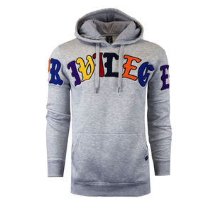 Nouveau style de sweats à capuche brodés en chenille pour hommes haute qualité vente en ligne vêtements d'hiver fournisseur OEM ODM - Product Image 6