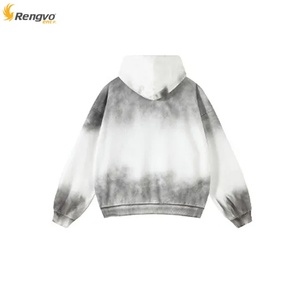 Sudaderas con capucha de gran tamaño Vintage de alta calidad para hombre, venta al por mayor, cremallera holgada de aspecto lavado manchado sucio OEM para invierno - Product Image 4