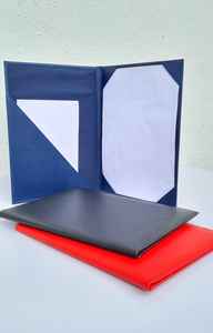 Titulaire de certificat en cuir de taille A4 de graduation personnalisée couverture de diplôme de titulaire de certificat de diplôme, bleu - Product Image 5