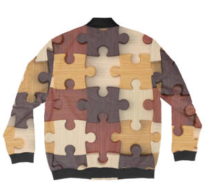 Entrez dans le domaine de la mode auto-définie avec nos blousons bombardiers à sublimation personnalisés - Product Image 2