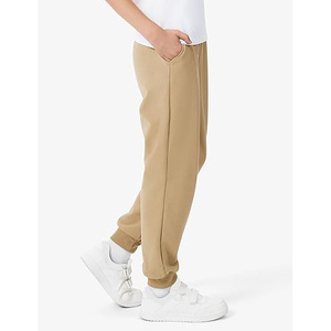 Pantalon de survêtement lourd pour hommes French Terry Fleece Cotton Poly Elastic Waistband Private Label Logo personnalisé pour l'hiver Casual Wear - Product Image 3