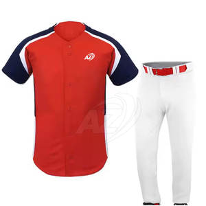 Conception de logo personnalisé Offre Spéciale de haute qualité 100% polyester séchage rapide respirant vêtements de baseball et softball prix raisonnable ensemble de styles - Product Image 1
