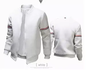 Veste de baseball personnalisée de haute qualité pour hommes, col montant, bombardier hip-hop, manteau en satin matelassé, hiver Letterman, respirant sur le devant - Product Image 5