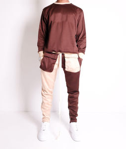 Chándal de lana para hombre, venta al por mayor, conjunto de Jogger con bolsillo de carga, sudadera con cremallera de invierno y chándal, ropa deportiva, venta al por mayor, chándales - Product Image 1