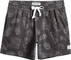 <b>Men's</b> 5.5\" Elastic Waist Gym <b>Shorts</b> 100% Cotton Solid Pattern Jogger Workout Pants Casual <b>Pajama</b> Pocket Plain Dyed" - Product Image 4