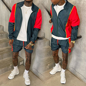 Chándal de Verano de Dos Piezas para Hombre, Personalizado, de Alta Calidad, Cortavientos, Ligero, Transpirable, Sostenible, de Secado Rápido, Talla XL - Product Image 1