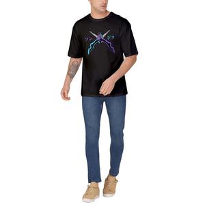 T-shirt sérigraphie taille personnalisée régulière en coton polyester mélangé OEM T-shirt vierge personnalisé en coton sublimation pour impression - Product Image 6