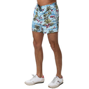 ODM Short d'été tendance de haute qualité pour hommes, logo personnalisé, décontracté, solide, impression par sublimation, entraînement athlétique vintage, teint uni - Product Image 3